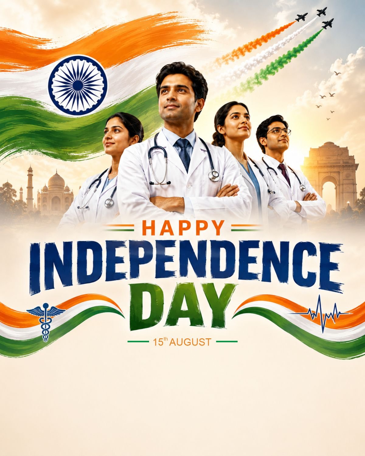 Happy Independence Day – Doctors & Healthcare Heroes Tribute