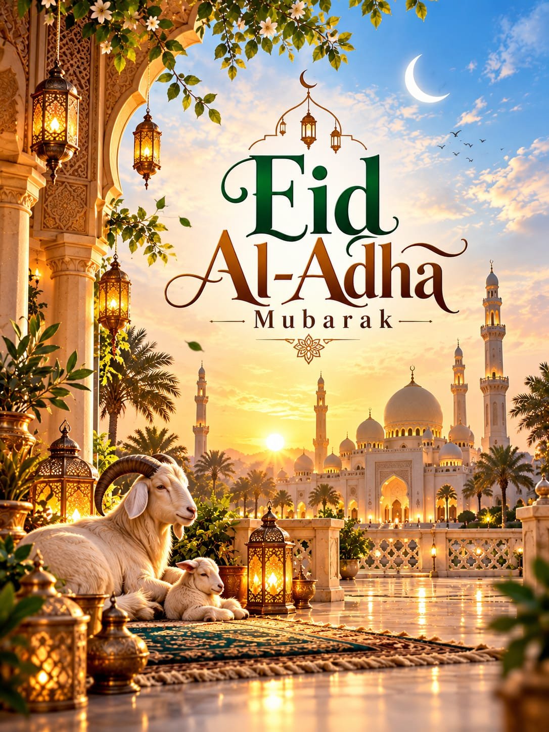 Eid Al-Adha Special Wishes Banner – Eid Mubarak
